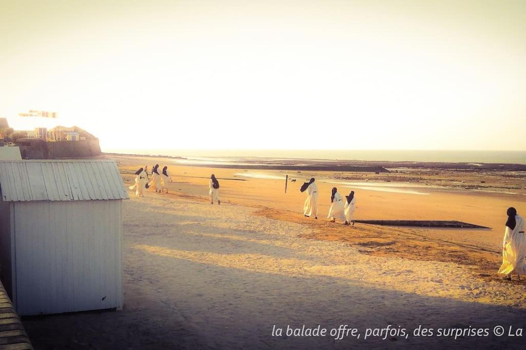 Ferienwohnung La Baleine Bleue Saint-Aubin-Sur-Mer  Exterior foto